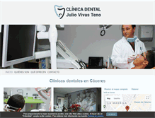 Tablet Screenshot of clinicadentalvivasteno.com
